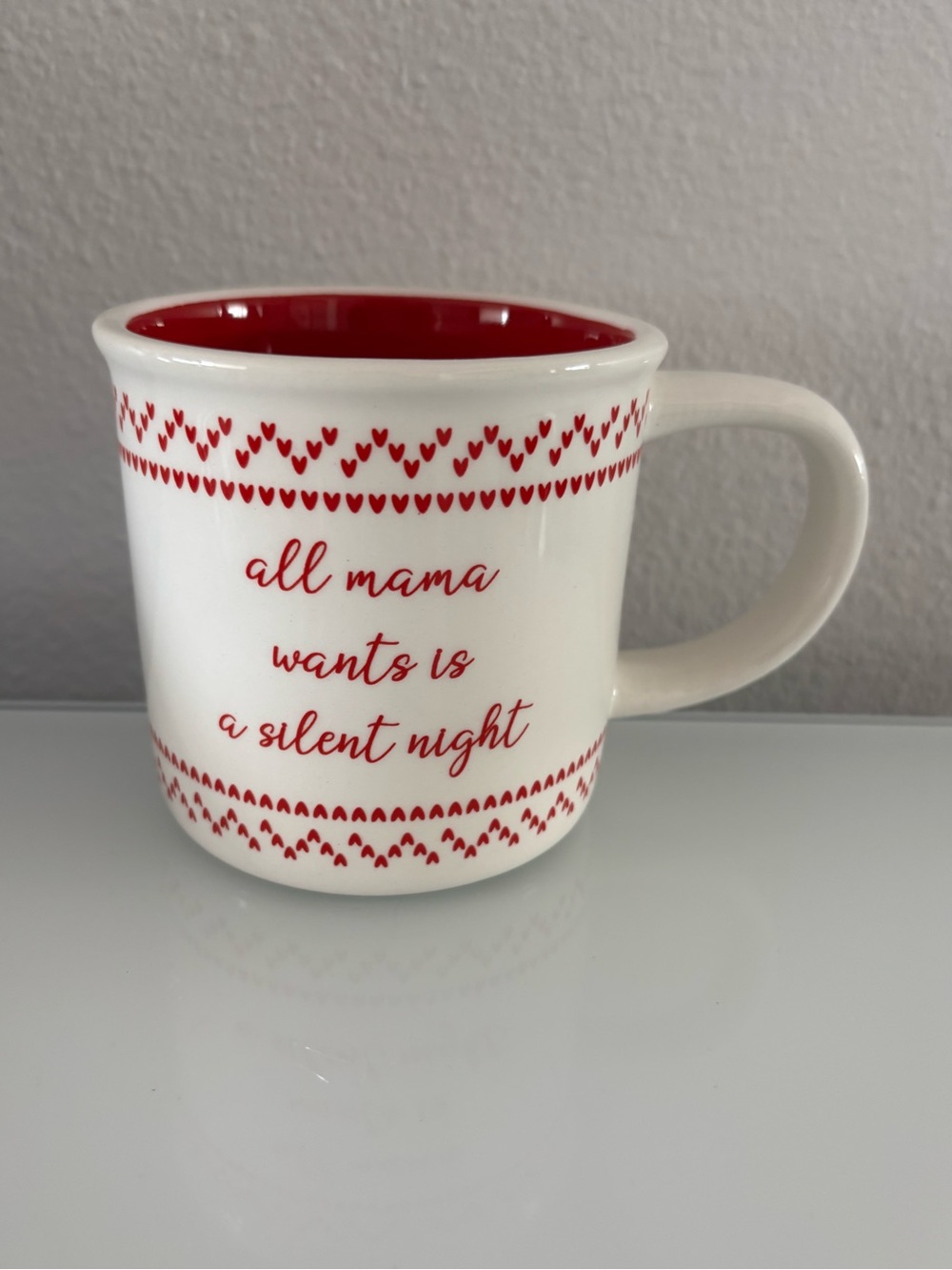 Celebrate It Christmas Mug All Mama Wants is a Silent Night 16 oz Coffee Tea